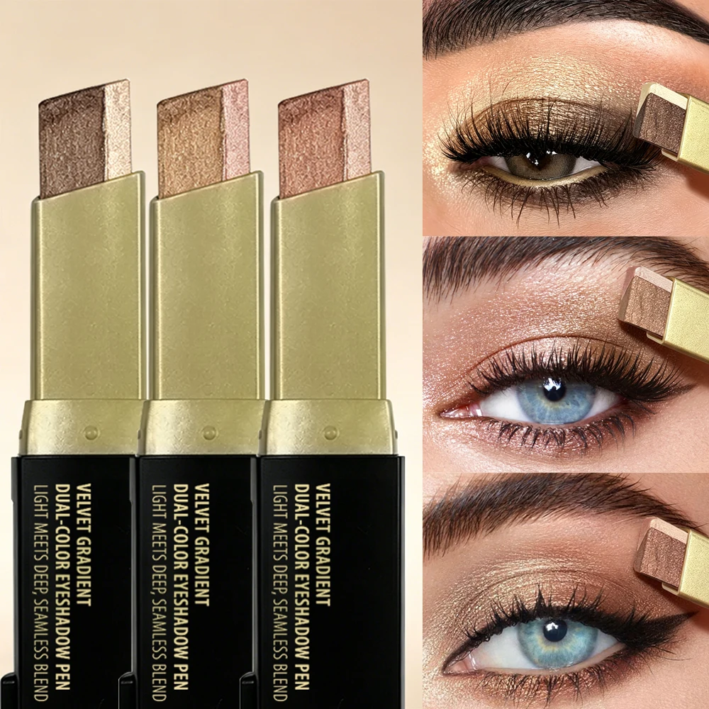 Dual-Color Eyeshadow Stick - W - огляд і ціна Gold 6138