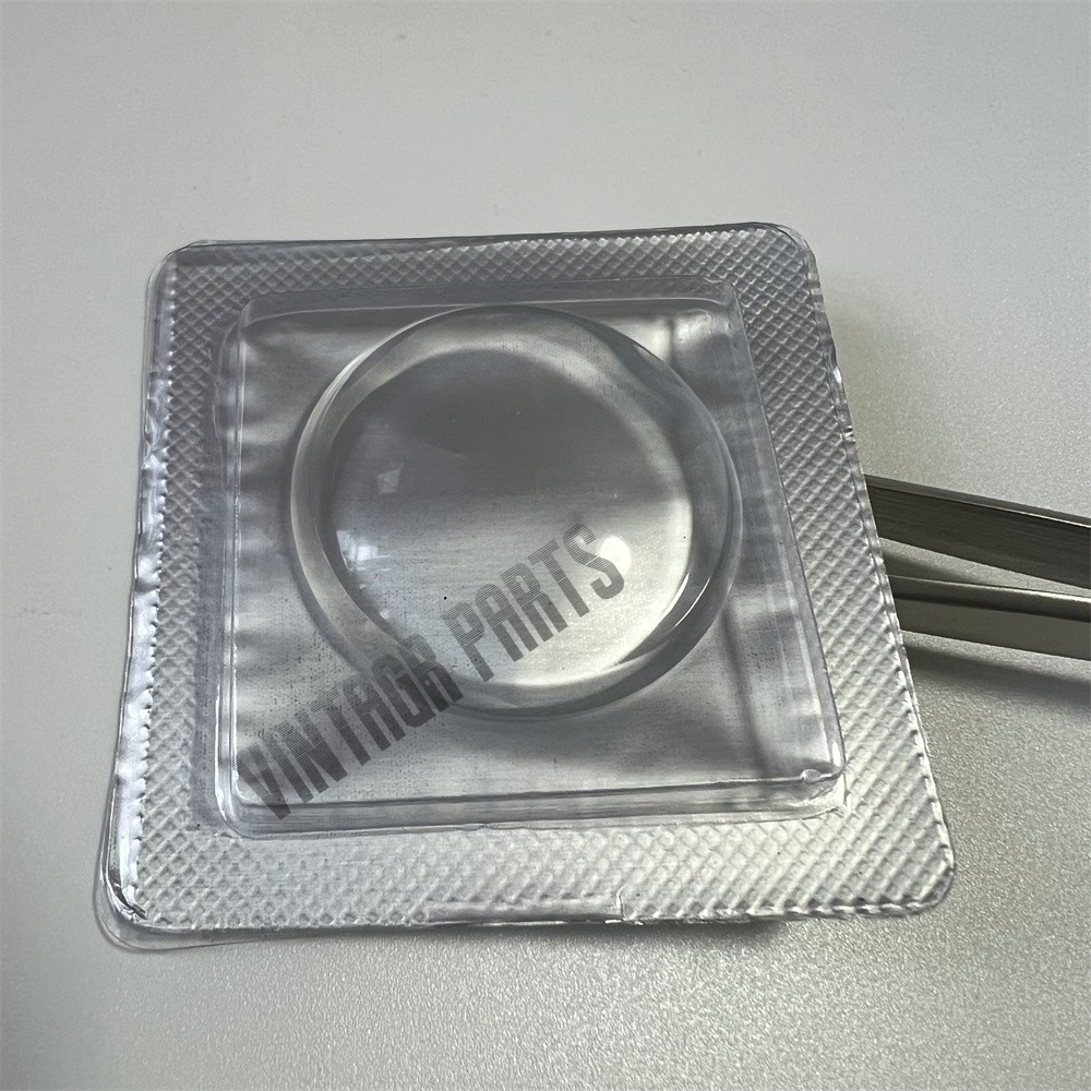 33mm Flat Double Dome Mineral  - огляд і ціна Gold 6138